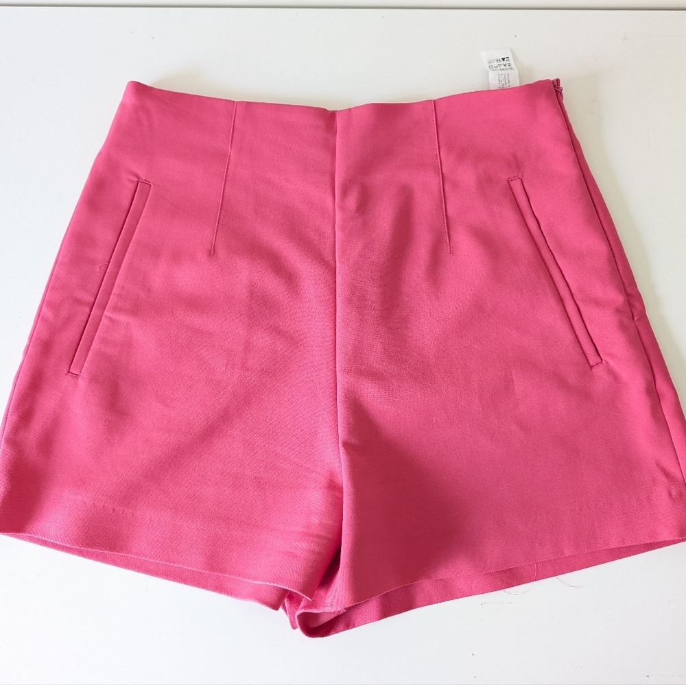Zara High Waisted Hot Pink Short Sz. M